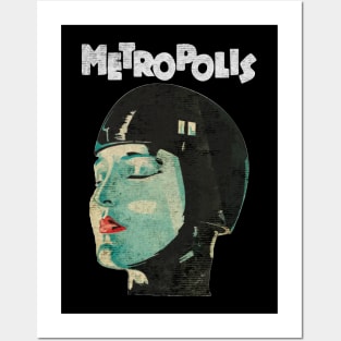 Metropolis Film De Fritz Lang Blanc Posters and Art